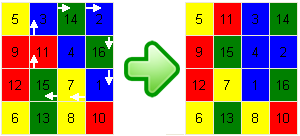 Flat Rubik - Rotate 3x3 Puzzle