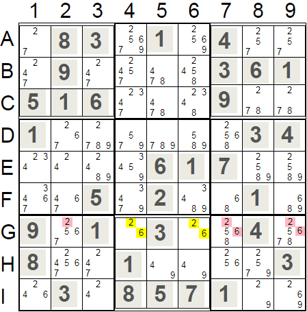 Naked Pairs In Square