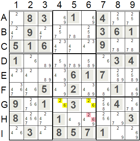 Naked Pairs In Square